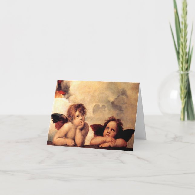 Carte de note de Sistine Madonna d'anges de (Devant)