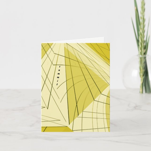 Carte de note de "sommet" (Devant)