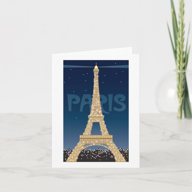 Carte de note de Tour Eiffel (Devant)