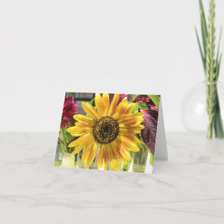 Carte de note de tournesol