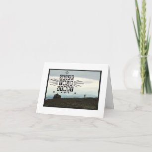 Carte de note de vue de vallée - masquez à