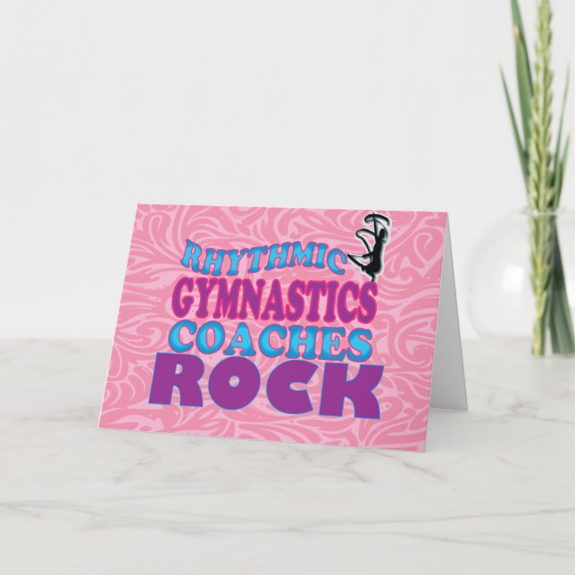 Carte de note des entraîneurs de gymnastique rythm (Devant)
