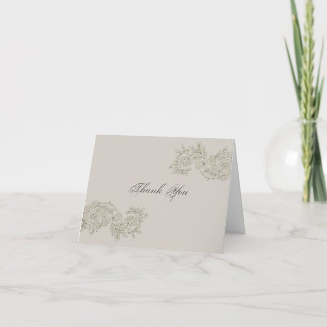 Carte de note d'inspiration Vintage personnalisabl (Devant)