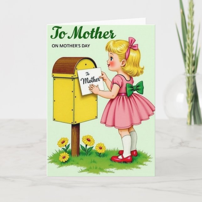 Carte de note douce pour maman (Devant)