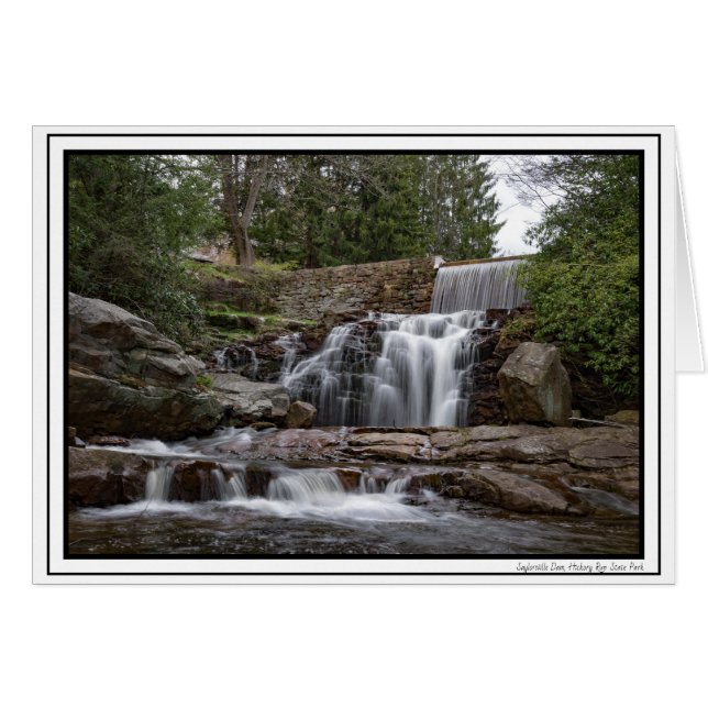 Carte de note du barrage de Sayjacville (Devant horizontal)