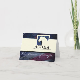Carte de note du logo ACDHA