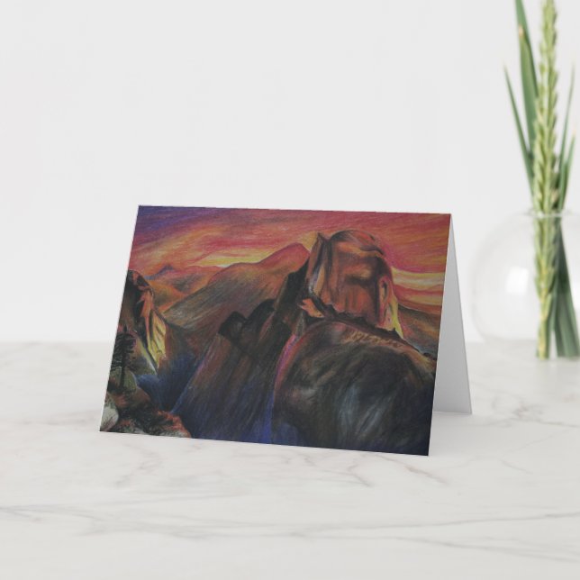 Carte de note du parc national Yosemite (Devant)