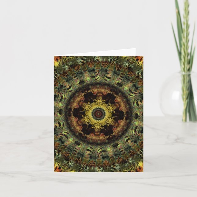 Carte de note Dusk Mandala (Devant)
