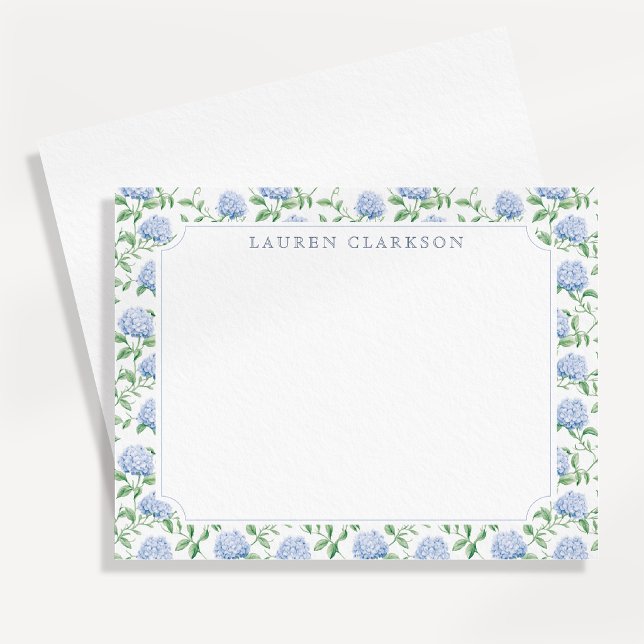 Carte de note élégante de bordure de jardin d'hort (Créateur téléchargé)