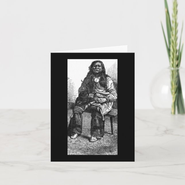 Carte de note en chef indienne (Devant)
