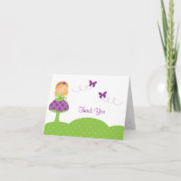 Carte de note féerique adorable