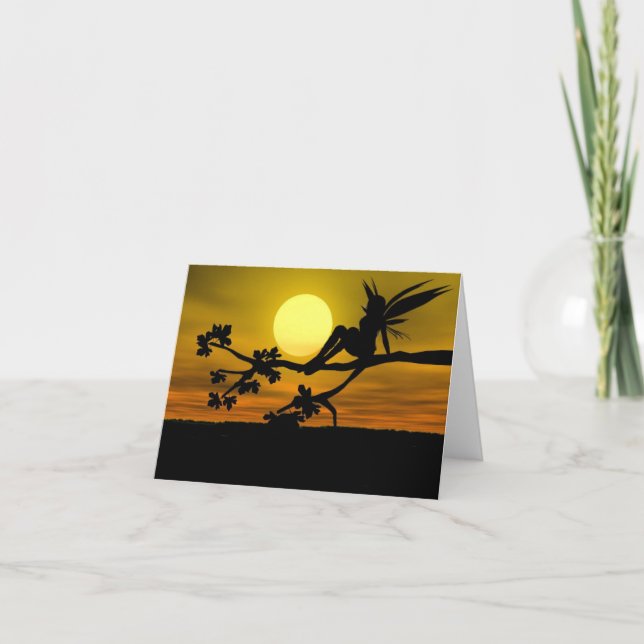 carte de note féerique de Siluetts (Devant)