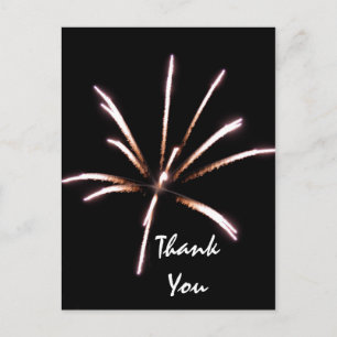 Carte de note Fireworks Thank You