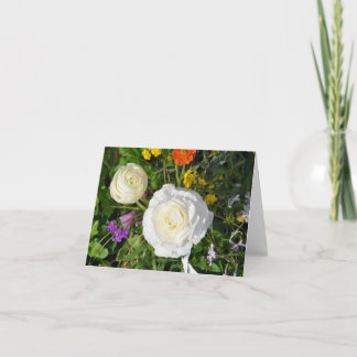 Carte de note : Fleurs