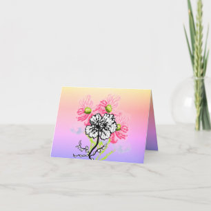 Carte de Note : Fleurs Sauvages