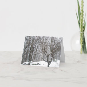 Carte de note Foggy Winter Day