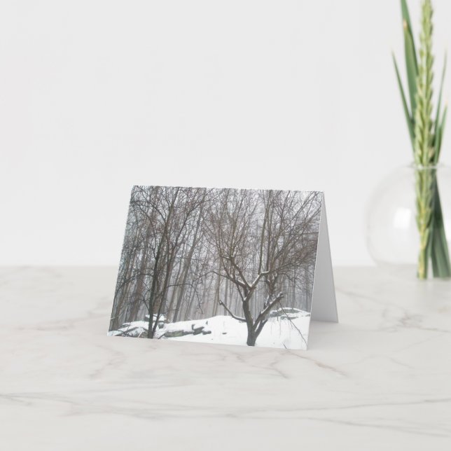 Carte de note Foggy Winter Day (Devant)