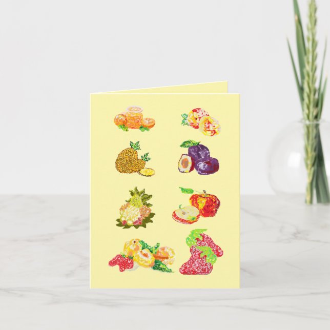 Carte de Note : Fruits De L'Amour  (Devant)