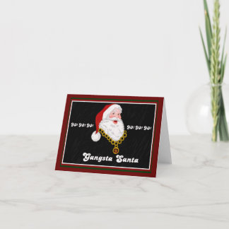 Carte de note Gangsta Père Noël