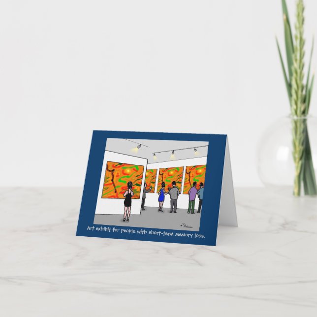 Carte de note Green Weenii "exposition d'art" (Devant)