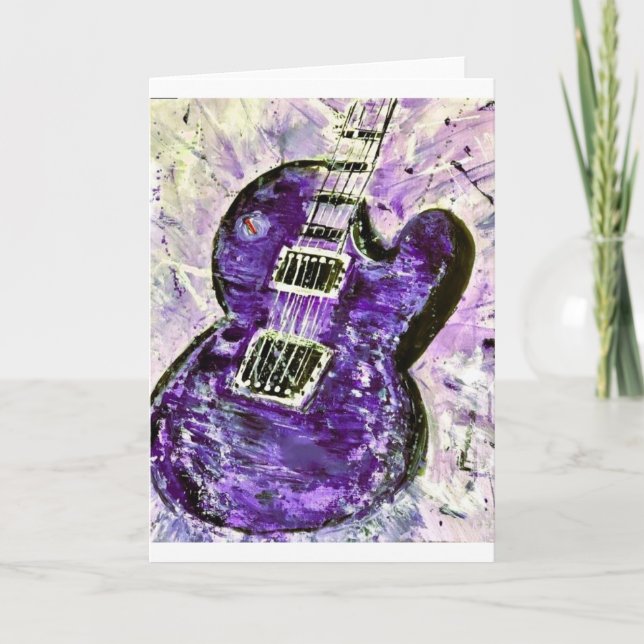 Carte de note guitare<Blank Inside> (Devant)
