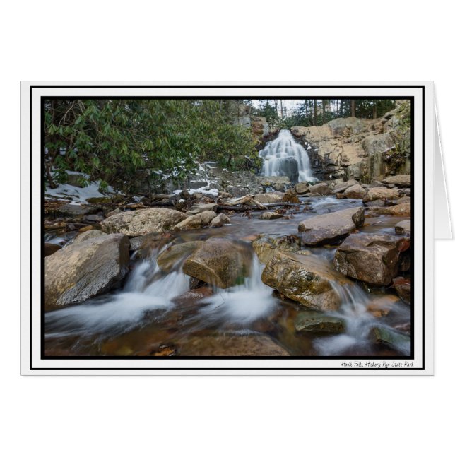Carte de note Hawk Falls (Devant horizontal)
