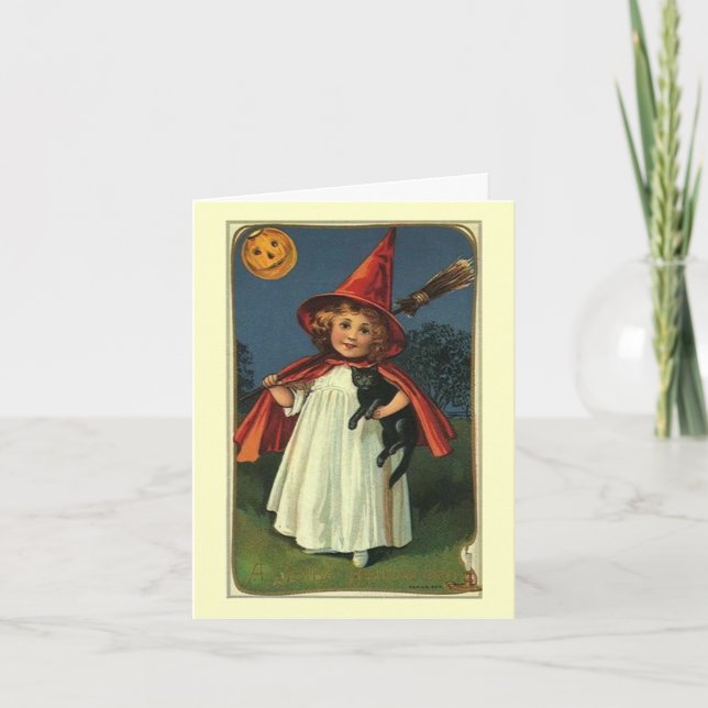 Carte de note heureuse de Halloween (Devant)