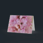 Carte de note Hyacinth Rose Pretty Time Spring<br><div class="desc">Ma photo originale d'une jolie fleur de Hyacinth rose en fleurs au printemps. Ces fleurs sont une fleur vivace parfumée qui fleurit à partir d'ampoules et fleurissent merveilleusement dans un jardin. La carte est vide à l'intérieur,  vous pouvez donc écrire vos lettres et notes personnelles.</div>