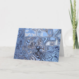 Carte de note "ICE BLUE"