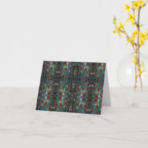 Carte de note Inspiration en verre de serrage