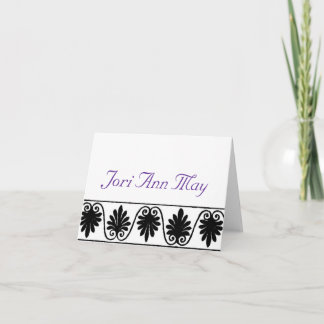 Carte de note Jori
