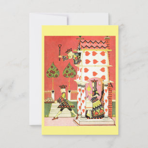 Carte de note King of Hearts Illustration Vintage