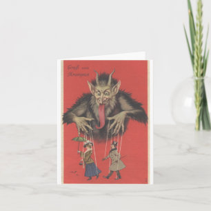 Carte de note Krampus