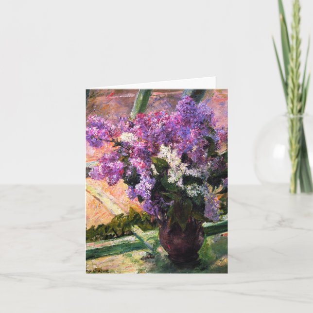 Carte de note Mary Cassatt Lilacs (Devant)