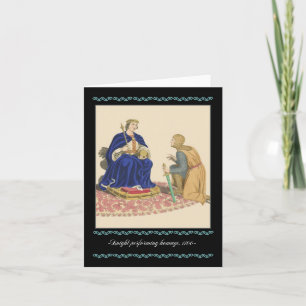 Carte de note médiévale Knights and Armor, 1100 ch