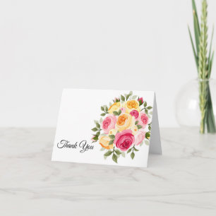 Carte de note Merci