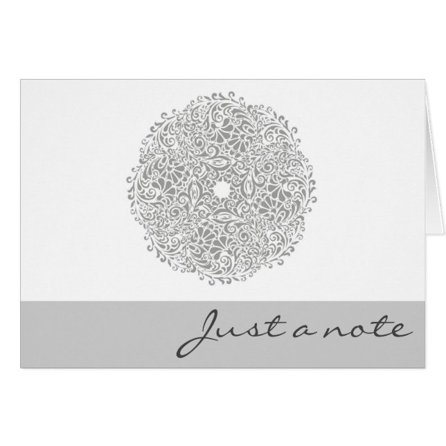 Carte de note Merci (Devant Horizontal)