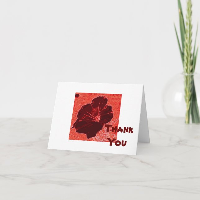 Carte de note Merci (Devant)