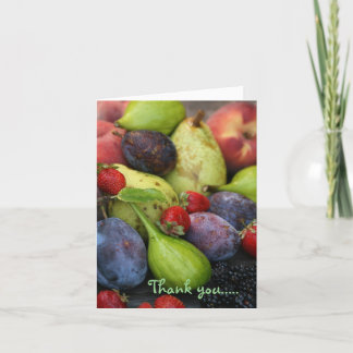 Carte de note Merci