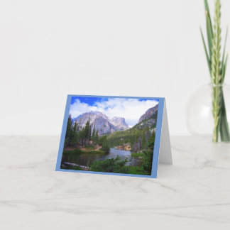 Carte de note Mountain Lake 4"x5.6"