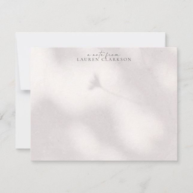 Carte de note Ombre Douce (Devant)