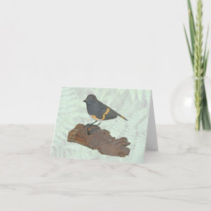 Carte de note Oriole en bois