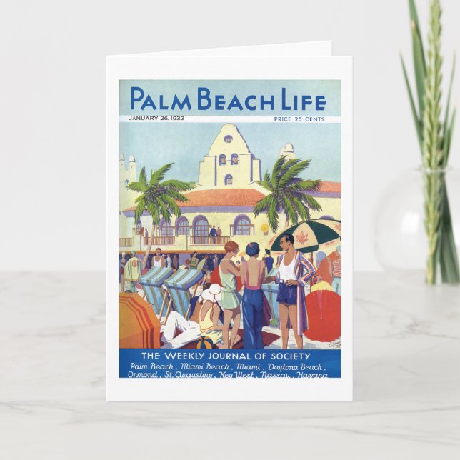 Carte de note Palm Beach Life #8 (Devant)