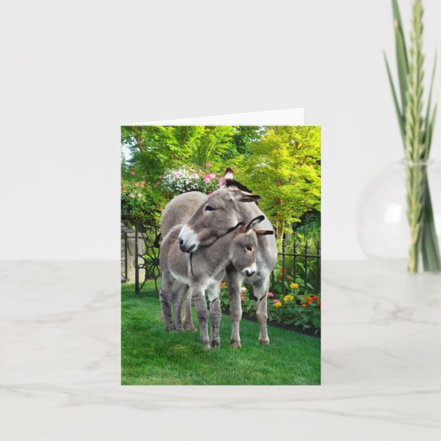 Carte de note "Pâques et bébé Eno" (Devant)