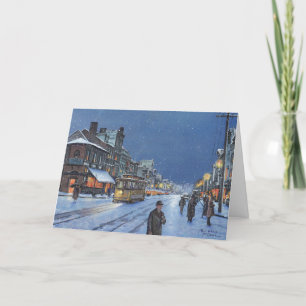 Carte de note Paul McGehee "Georgetown Snowfall"