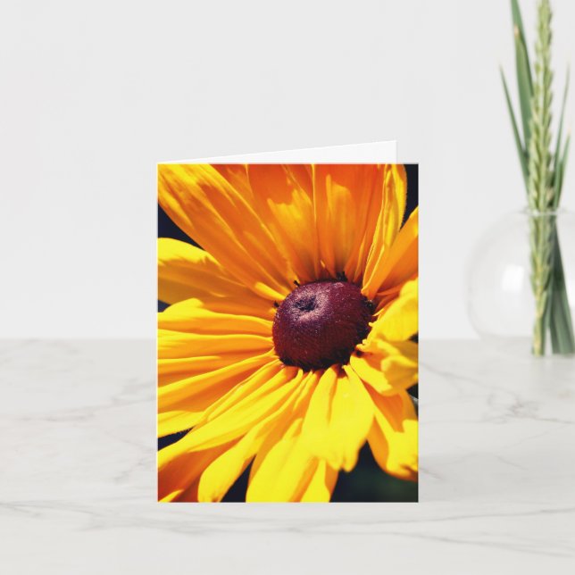 Carte de note personnalisable Black Eyed Susan Flo (Devant)