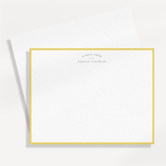 Carte de note personnalisée avec bordure jaune mod (Créateur téléchargé)