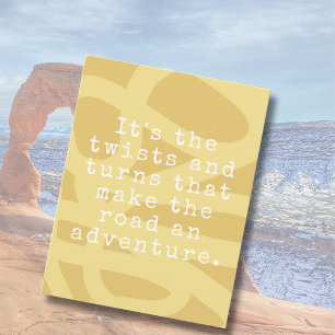 Carte de note personnalisée Inspirant Abstrait Jau