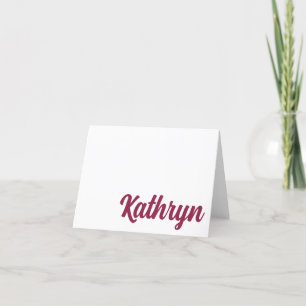 Carte de note personnalisée Loyola University Chic