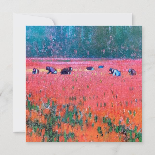 Carte de note plat carré (Devant)